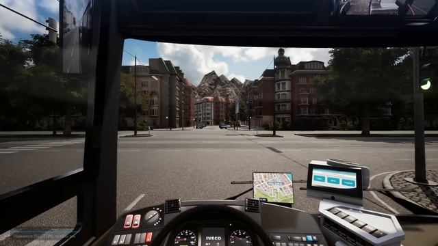 Bus Simulator 18 | Маршрут 23 "Автостанция-ЖД вокзал" | Узкие улочки старого города смотреть онлайн
