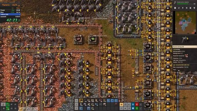 Factorio Any% in 1:23:27 (Former World Record) смотреть онлайн