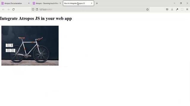 Integrate Atropos JS 3D Parallax hover effect library in your web app смотреть онлайн