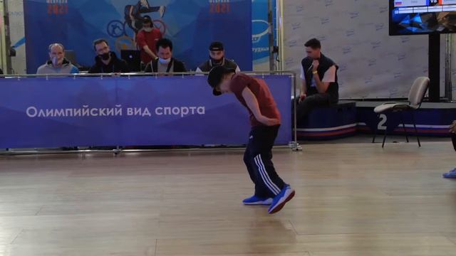 top16 11-13 bboy Irbis vs Bubble Gum - брейкданс чемпионат г.Долгопрудный 2021 смотреть онлайн
