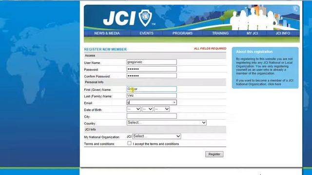 JCI Tutorial - How to create an account on www.jci.cc смотреть онлайн