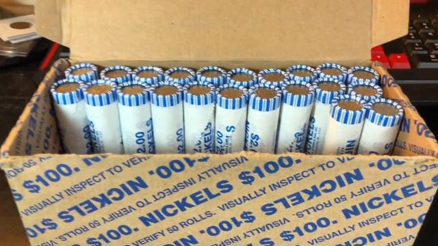 Coin Roll Hunting Nickels - We Found A Mint Error смотреть онлайн