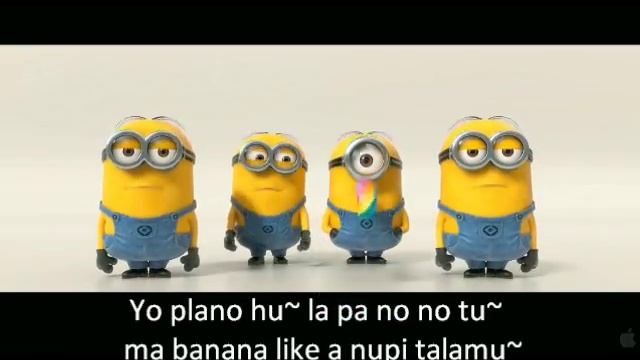 Banana and Potato Song with Subtitled Lyrics (Despicable Me 2 Trailer) смотреть онлайн