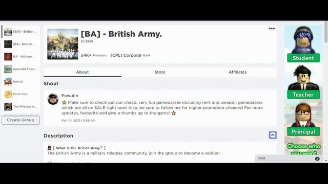 How to join British Army (Military Roleplay) on Roblox?| KAYEIDEAS смотреть онлайн