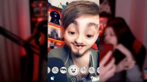 Эдисон и Катя. Маски в Snapchat?