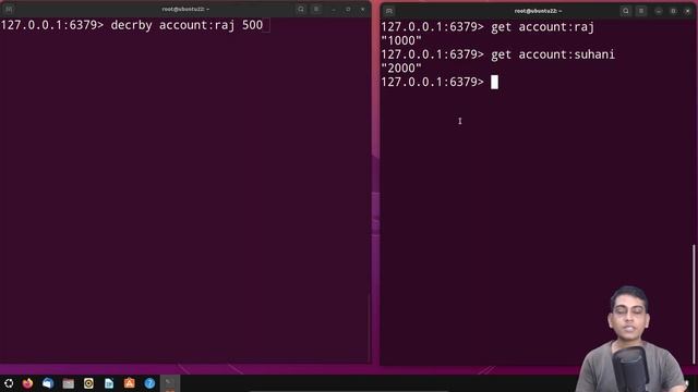Redis Transactions with Banking transaction Example смотреть онлайн