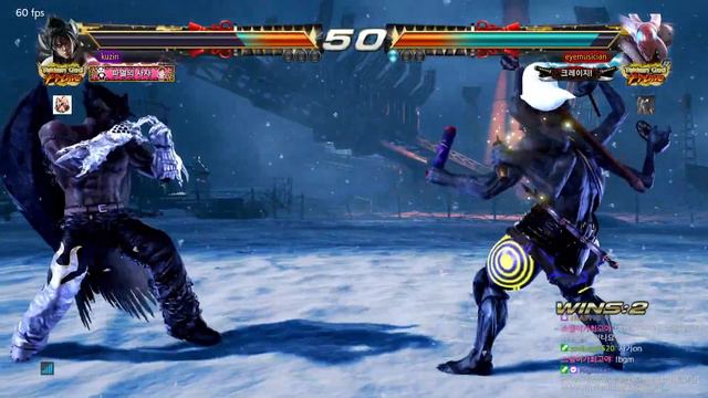 kuzin (devil jin) VS eyemusician (yoshimitsu) - Tekken 7 Season 4 смотреть онлайн