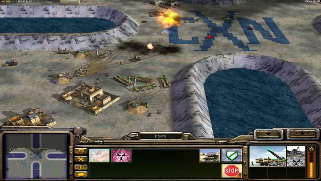 NO$ CXN 2v2 (SEGA™ + Napalm vs -SeNna + -Townes") Generals: Zero Hour - #13 смотреть онлайн