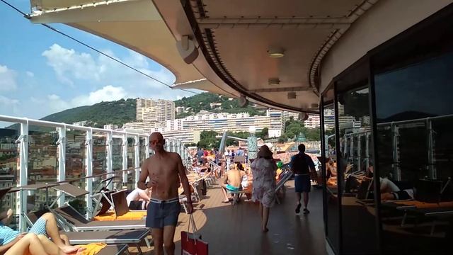 Корсика, порт Аяччо, круиз MSC Fantasia смотреть онлайн