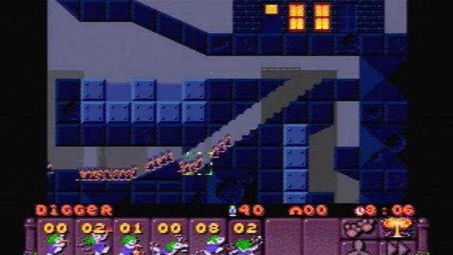 Lemmings 2 The Tribes (SNES) - 13 - Shadow Tribe (Gold Medal Awarded) & Ending смотреть онлайн
