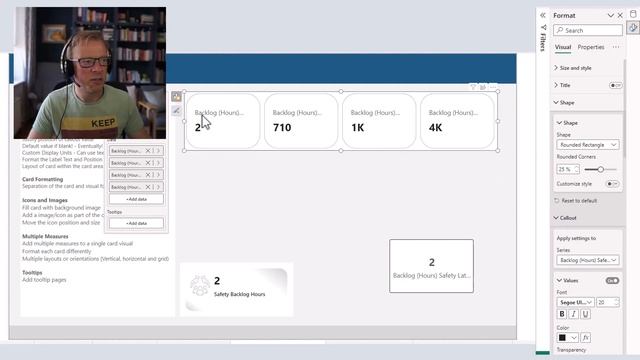 Power BI's Stunning New Card Visual Explained смотреть онлайн
