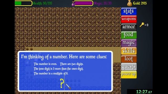 25:03.57 - Math Quest Any% Speedrun (With Glitches) WR смотреть онлайн