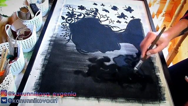 Картина соусом / процесс рисования смотреть онлайн