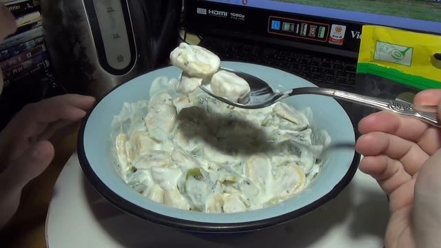 Салат бананы киви сметана рецепт блюдо смотреть онлайн