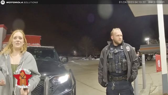Bodycam DUI Arrest - Drunk Woman Claims She Just Hit A Rock