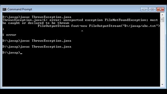 Exception Handling Throws Keyword | exception handling | java throws |exception handling in java смотреть онлайн