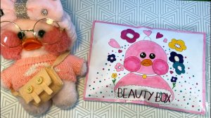Бьютибокс для уточки лалафанфан/ распаковка бумажной косметики /бумажные сюрпризы