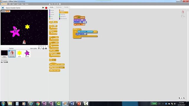 Coding with Scratch - Space Invaders - Part 2 смотреть онлайн