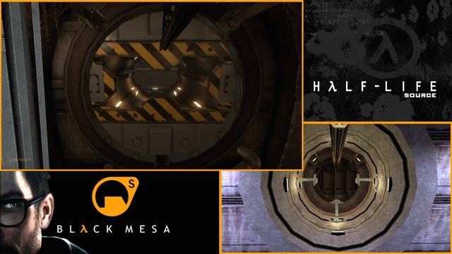 Half-Life vs Black mesa source сравнение игр, Прохождение BMS 1# прибытие в черную мезу [4k] смотреть онлайн