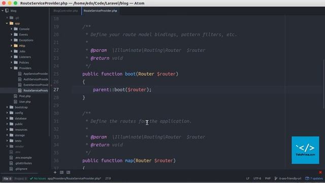 Tutorial Membuat Blog dengan Laravel 5 #10 Membuat URL SEO Friendly смотреть онлайн