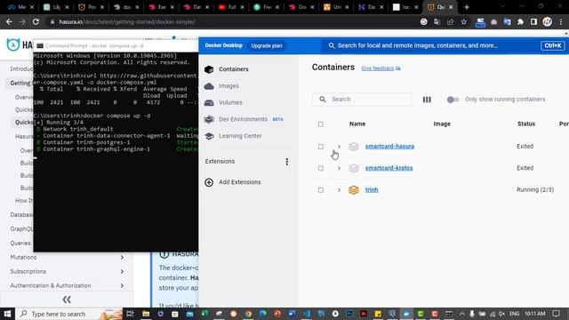 How to install Hasura using Docker on Windows 10 [Update 2023] смотреть онлайн