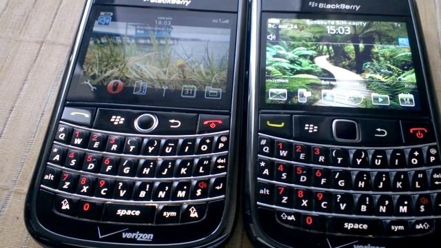 Крутые кнопочные телефоны, Blackberry 9650 Vs Blackberry 9630