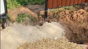 Переделка очередного заезда на участок.  Как нельзя сделать заезд на участок