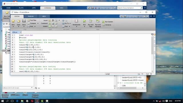 linear discriminant analysis (LDA) menggunakan Pemrograman Matlab смотреть онлайн