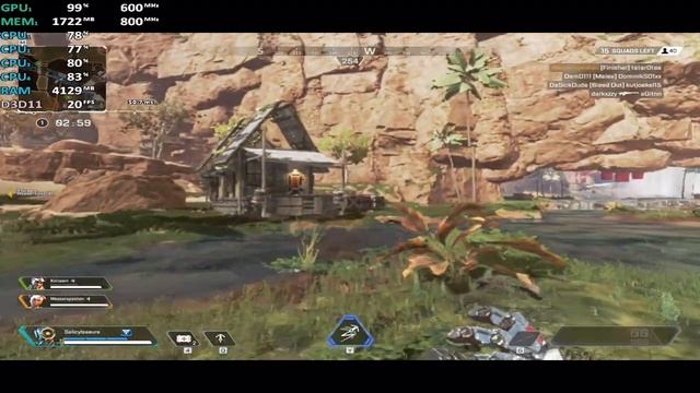 AMD Athlon 5370 Radeon R3 (AM1) - Apex Legends - Gameplay Benchmark Test смотреть онлайн