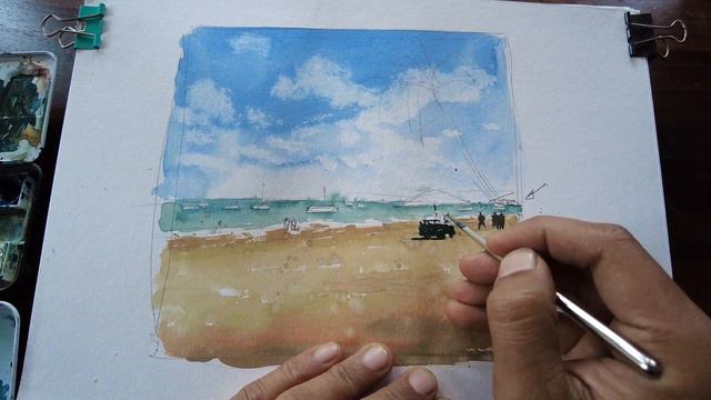Paint With Me ~ Watercolor Painting Tutorial for Beginners Step by Step (Brilliant Color Mixing) смотреть онлайн