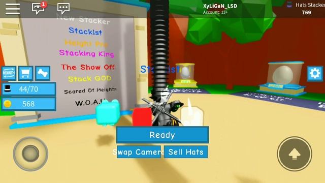 Топовый симулятор одевание шляп (есть острова зоны петомцы)? Hat Simulator смотреть онлайн