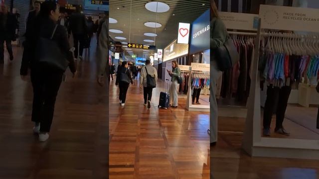 Copenhagen - Stockholm trip. Kastrup airport - Arlanda. Flying смотреть онлайн
