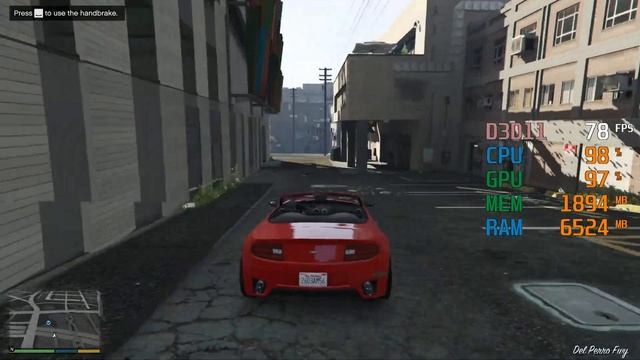 GeForce GTX 960 -- Intel Core i5-2500K -- Grand Theft Auto V GTA V FPS Test смотреть онлайн