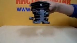 ОБЗОР цилиндр и поршень для Oleo-Mac 941 С, 941 СХ ОРИГИНАЛ