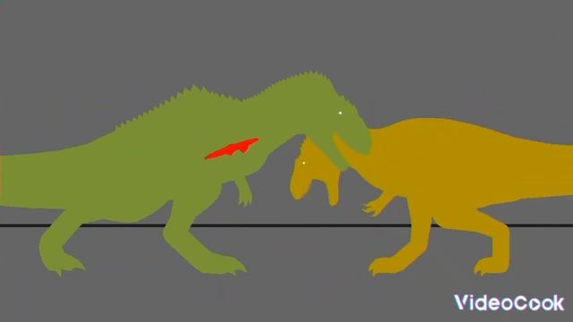 Acrocanthosaurus VS Giganotosaurus JWD, Stick Nodes Dinosaur Battles Fight смотреть онлайн