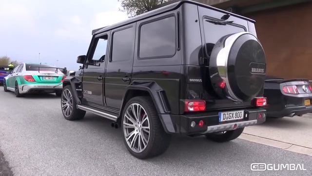 Компания BRABUS G 800 V12. Widestar Designo.   Звук ускорения!