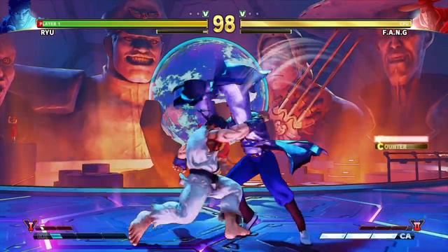 STREET FIGHTER V Ryu vs F.A.N.G смотреть онлайн