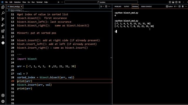 Mastering the Python Bisect Module - Efficient Sorted List Manipulation | Bisect Module| #python смотреть онлайн
