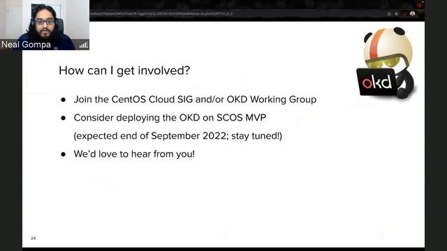 Introduction to CentOS Stream CoreOS for OKD Zack Zlotnik Neal Gompa Diane Mueller OKD Working Grou смотреть онлайн