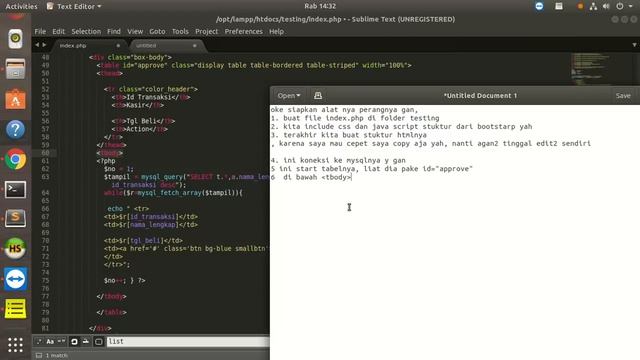 tabel master detail datatables dan bootstrap смотреть онлайн