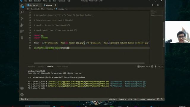 How to MAKE a SCARY VIRUS ! - Hacking / Making Virus EXE's and Cloning into Apps using Python. смотреть онлайн