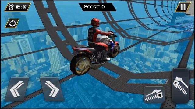 Tricky Trail Bike Ramp Stunts 2020 (1st to 8th levels) смотреть онлайн