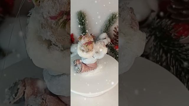 Ватная игрушка на ёлочку ? ❄️ 14см смотреть онлайн
