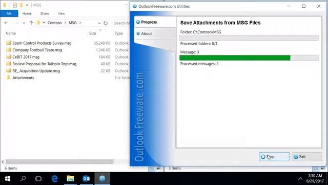 Save Attachments from MSG files смотреть онлайн