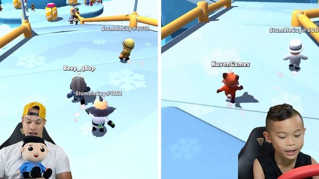 STUMBLE GUYS! Is it Better Than FALL GUYS! Fun Games for Kids! смотреть онлайн