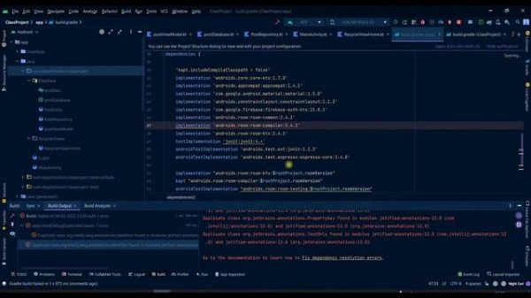 Solved Duplicate class org.intellij.found in modules jetified-annotations-12.0 and jetified--13.0