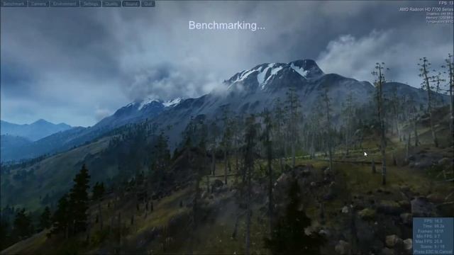Unigine Valley Benchmark AMD HD 7750 смотреть онлайн