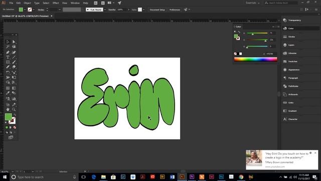 How To Vectorize A Hand Drawing in Adobe Illustrator Using Image Trace смотреть онлайн