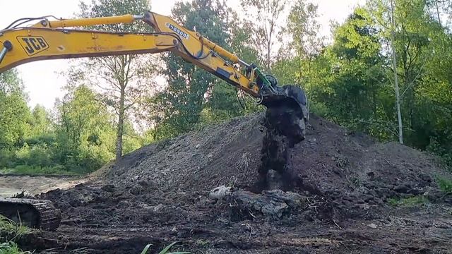 Очистка Пруда часть 12 #jcb #pound