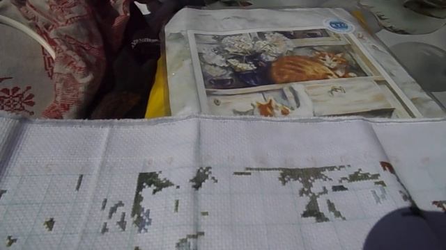 мои процессы начала июля 2021.старые и новые.вышивка крестом. смотреть онлайн